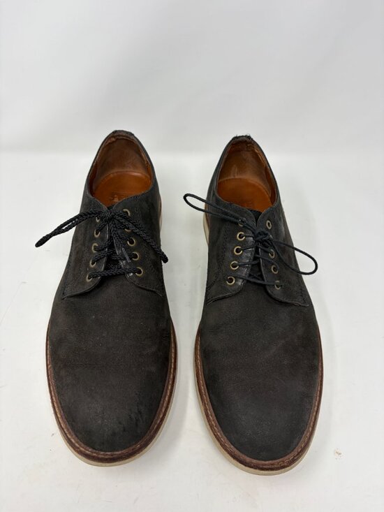 Frye men\'s shoes 11 black leather lace up derby *flaw* main image 9